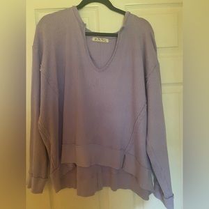 Free people top very oversized, size small